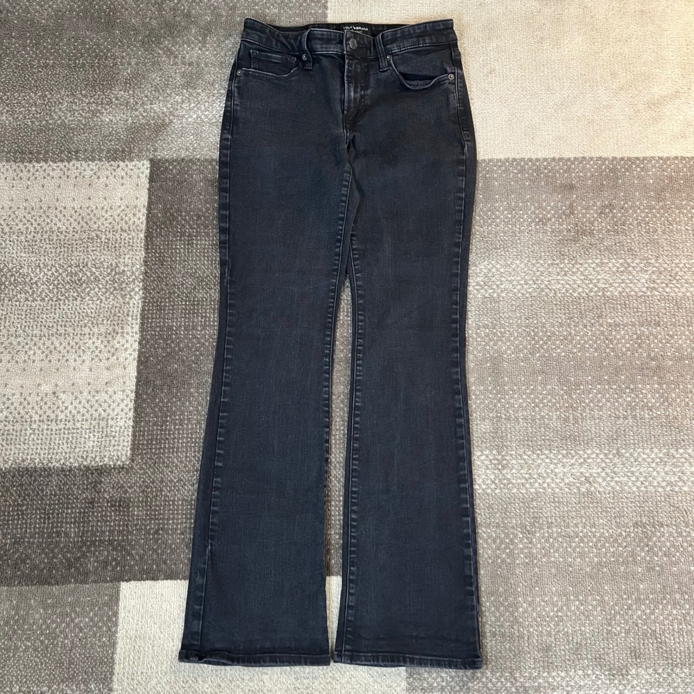 Lucky Brand Sweet‎ Boot Jeans Womens 6/28 Regular Black Denim Mid Rise Slim Boot